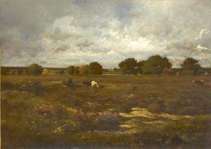 Dream-art Oil painting landscape Les-Landes-Jules-DuprE-Oil-Painting handmade