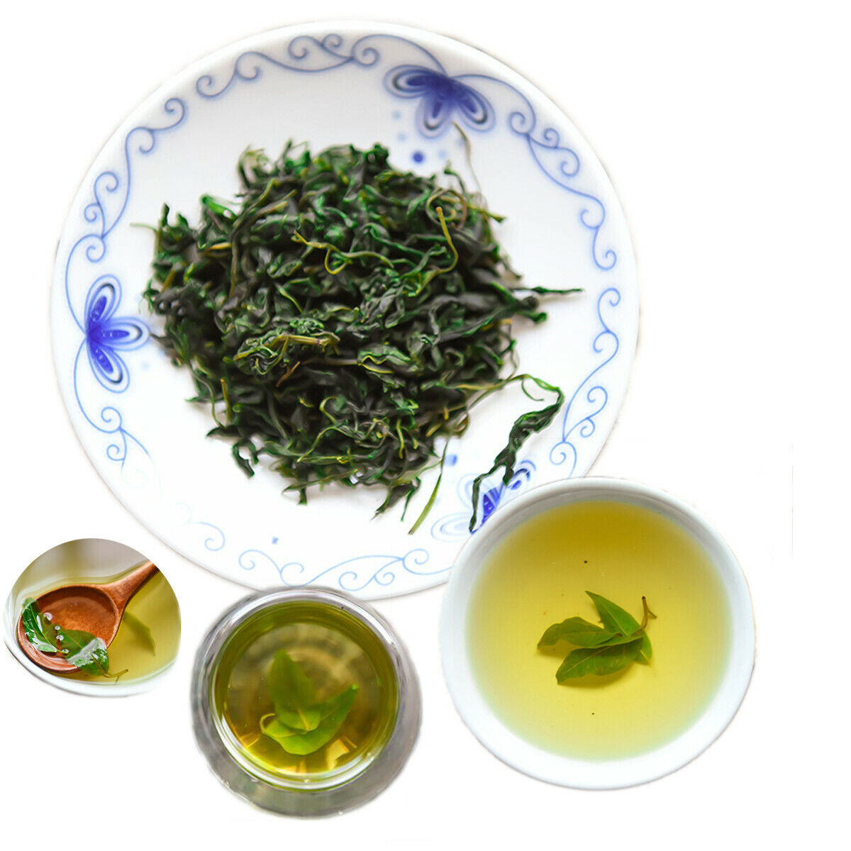 Kuding Tea Qingshanlvshui New Flower Chinese Herbal Tea Organic Small Leaf-
