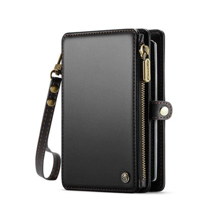 Passport Holder for Travel, Passport Case Wallet With Strap Wristlet and Zipper