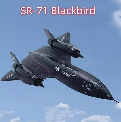1/144 US SR-71 Blackbird Reconnaissance Aircraft Supersonic Alloy Aircraft Model