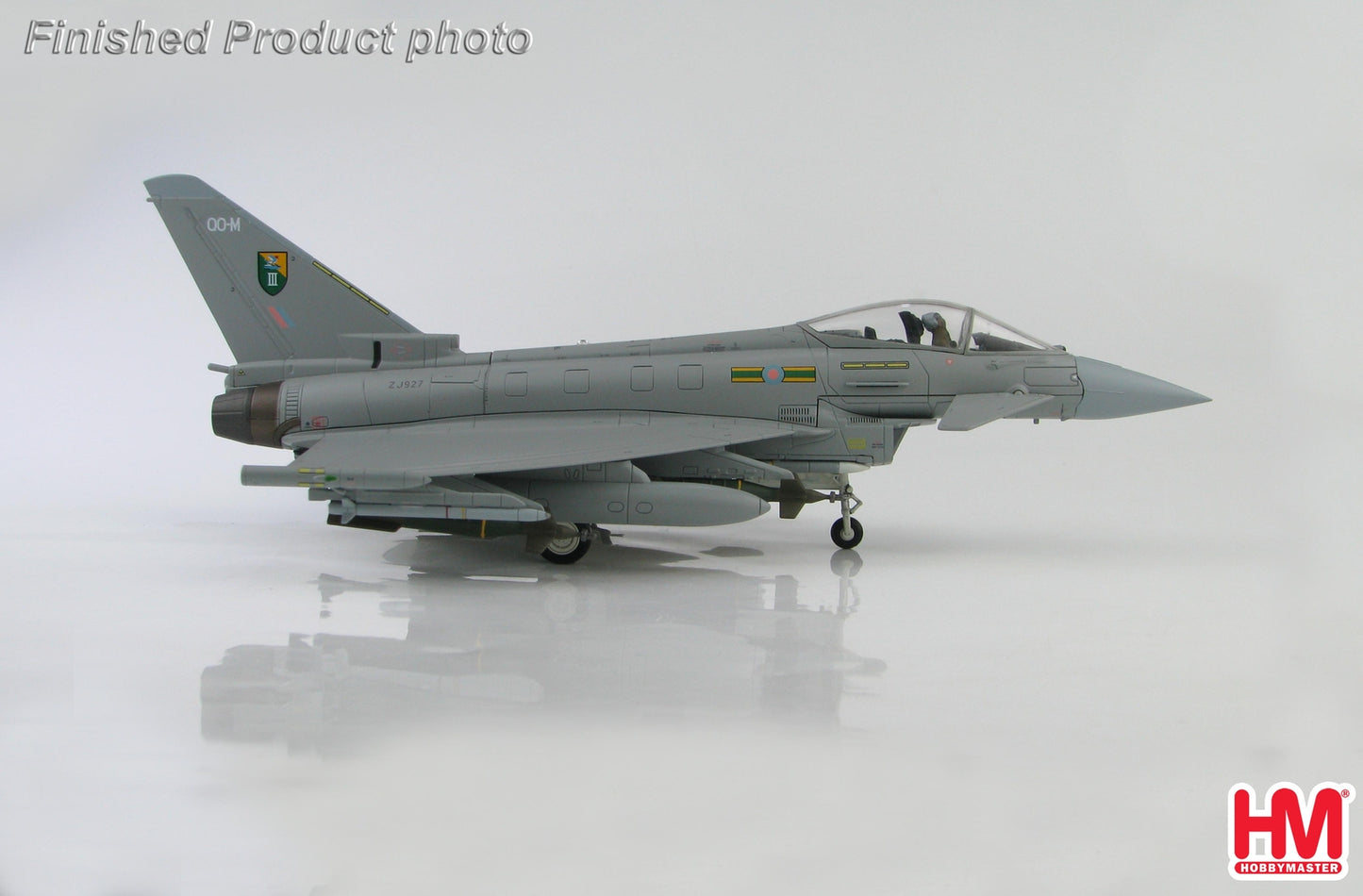 HM Eurofighter Typhoon ZJ927 "QO-M" 3 Sqn.RAF Libya 1/72 diecast model aircraft