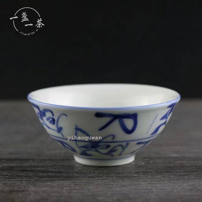 Chinese made multi-color porcelain tea cup master craftsmanship tea cup