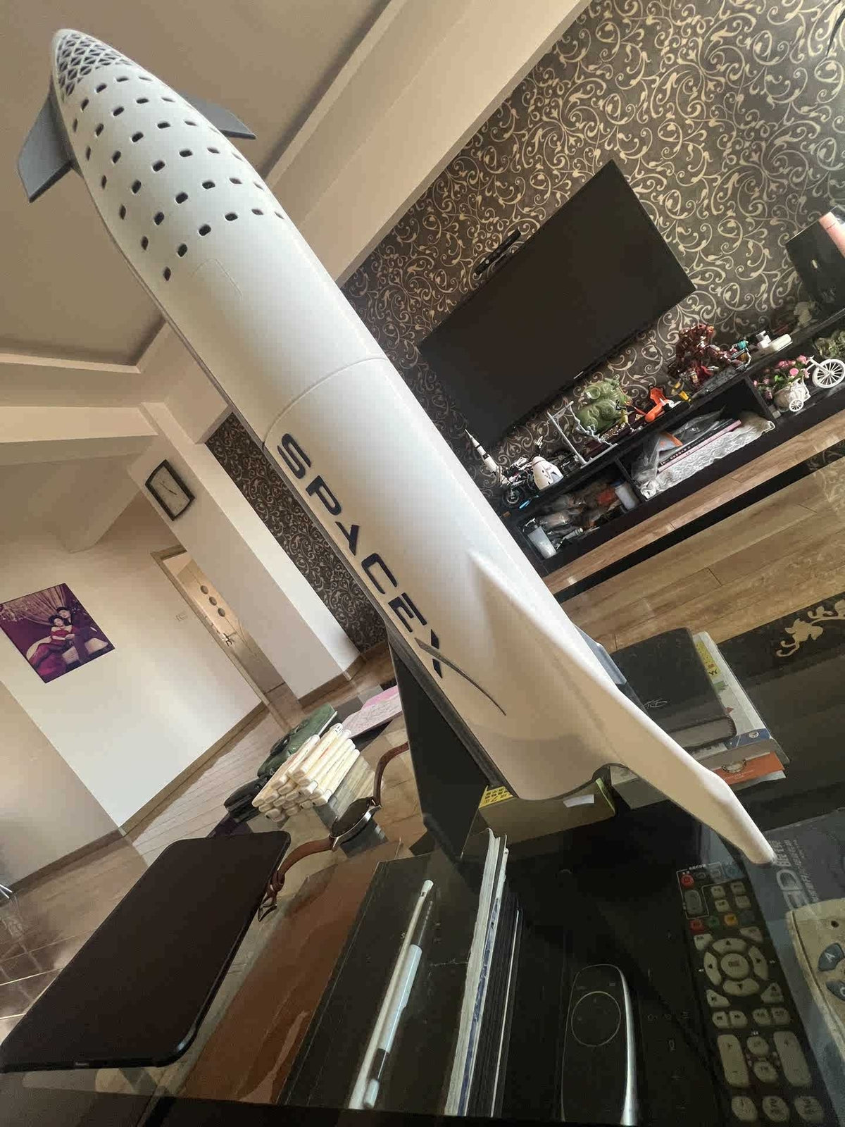 1/144 Scale Spacex Starship Painted Model 3D Print