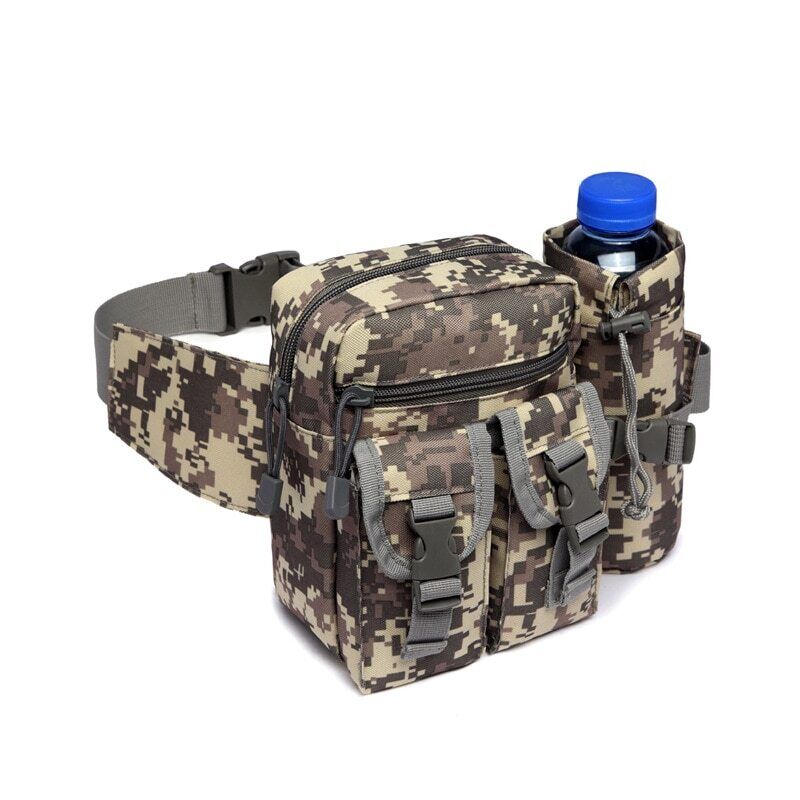 Men's Tactical Waist Bag Mountaineering Bag Outdoor Camping Waist Bag