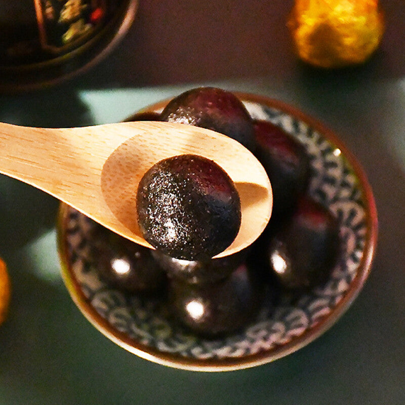 Black Sesame Balls Chinese Casual Snack Herbal Pills Heizhima Top-Grade