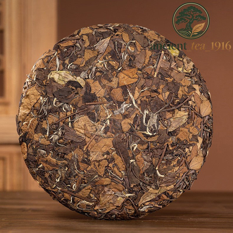 300g 2021 Fuding White Tea Shoumei (a Type of White Tea) White Tea Cake