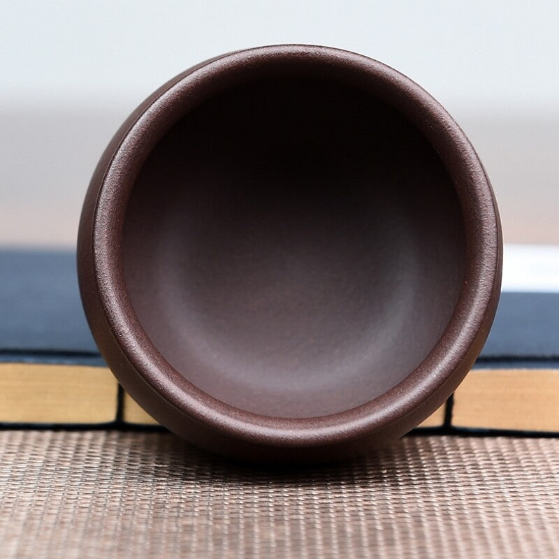 Marked Tea Cup 40ml Chinese Real Yixing Zisha Purple Clay Master Cup Handmade
