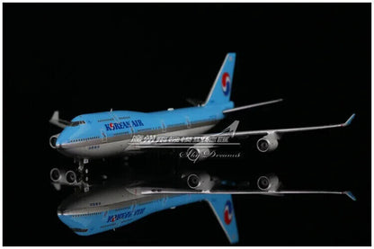 1:400 JC Wings KOREAN AIR BOEING 747-400 Passenger Airplane Diecast Plane Model