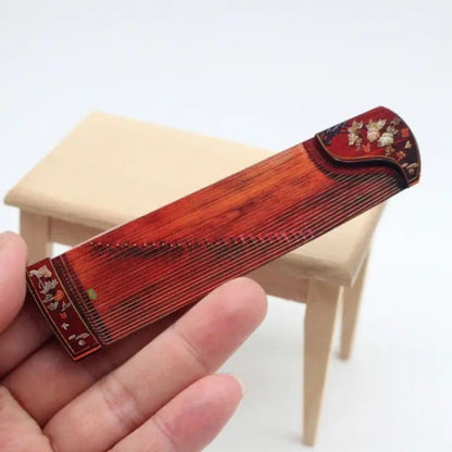 4PCS Chinese Style Musical Instrument Fridge Magnet Retro Guzheng Pipa Decor