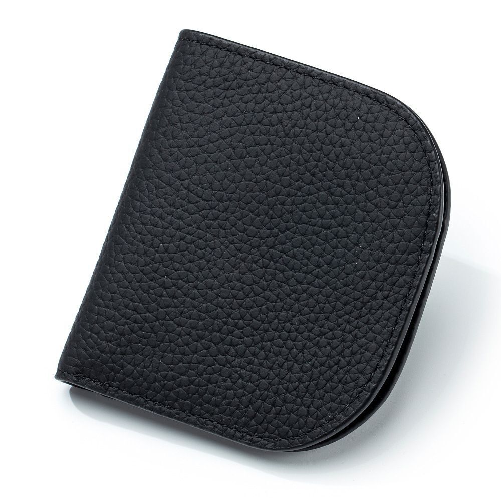 Versatile Zipper Coin Pocket Small Billfold Genuine Leather Card Slot Bag Wallet