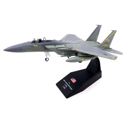 1/100 US F-15C Strike Eagle Military Aircraft Model MSIP II 173rd Jet Display b