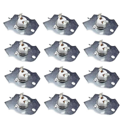 12pcs Thermal Fuse Replacement For Whirlpool For Kenmore Dryers AH334299 Parts
