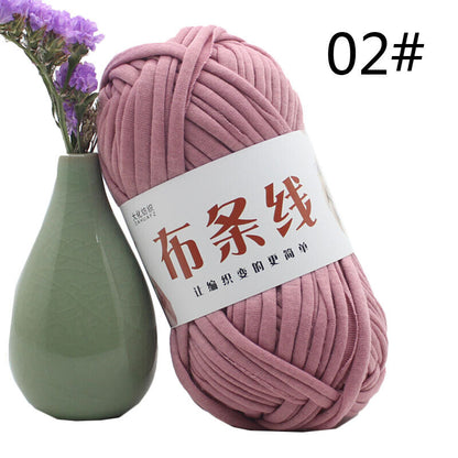Hot Sale 100g Super Crochet Cotton Cloth Yarn Thick DIY Hand Wrap Knitting Yarn