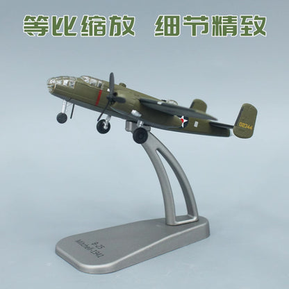 1:144 U.S. ARMY B-25 Mitchell-1941 Fighter Plane Diecast Bomber Model Collection
