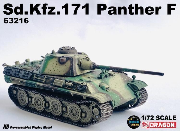 Dragon 63216 1/72 Germany Sd.Kfz.171 Black Panther F Tank Finished Model