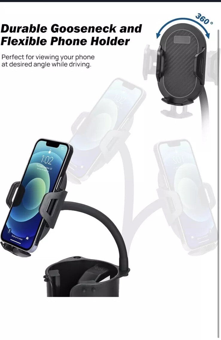 Strong Car Cup Holder Phone Mount Universal Cell Phone Stand W/ Drink Fast Ship
