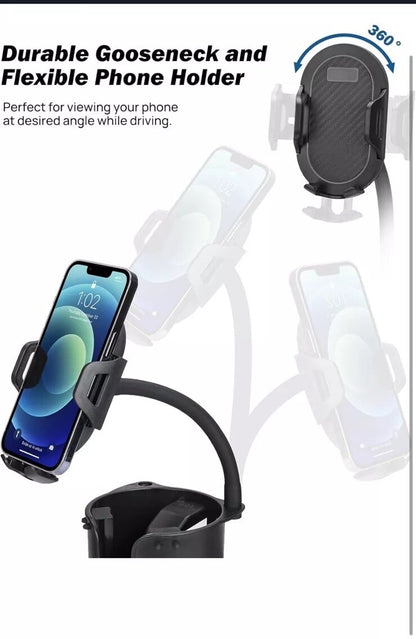 Strong Car Cup Holder Phone Mount Universal Cell Phone Stand W/ Drink Fast Ship