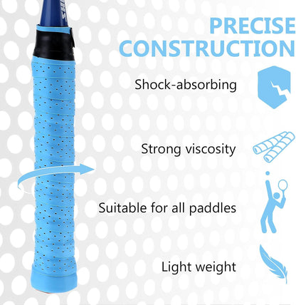 2X Tennis Racket Grip Tape Anti Slip Absorbent Badminton Pickleball Overgrip