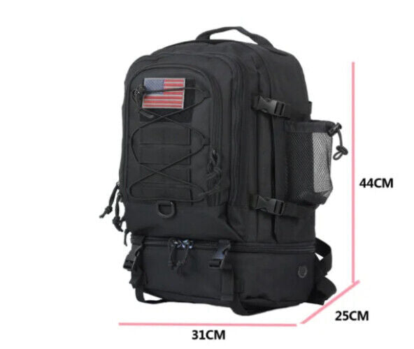 Man Tactical Backpack Outdoor Camping Hunting Trekking Sport Bag Army Rucksack