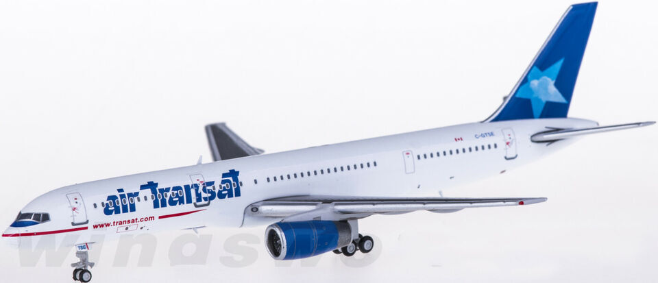 1:400 JC Wings Air Transat BOEING 757-200 Passenger Airplane Diecast Plane Model