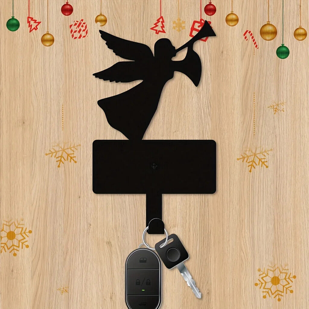 Metal Angel Hook, Key Belt Hanging Hook, Wall Hook, Christmas Decoration