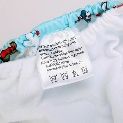 Cloth Diapers Reusable Adjustable Baby Nappies Washable Newborn Training Pants
