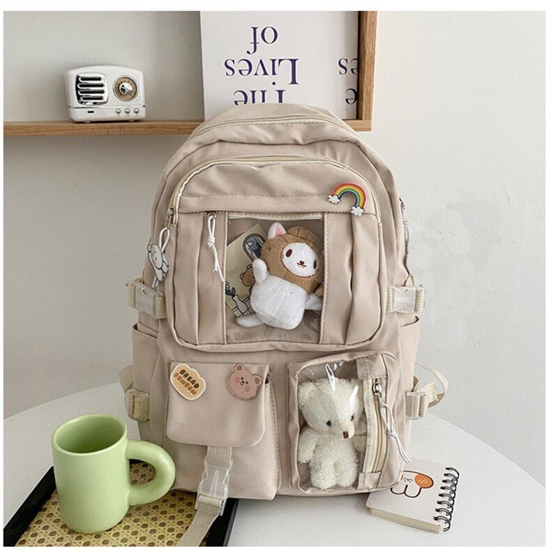 Women Backpack High School Student School Bag Girl Backpack Laptop Book