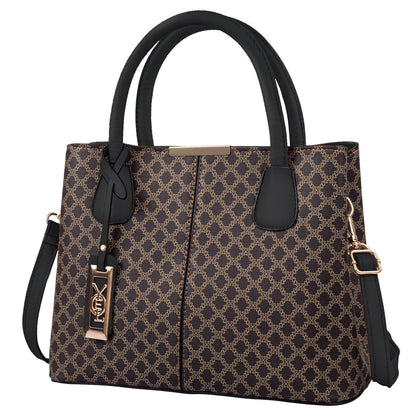 Women Tote Handbag Top Handle Satchel PU Leather Shoulder Messenger Bag Purse