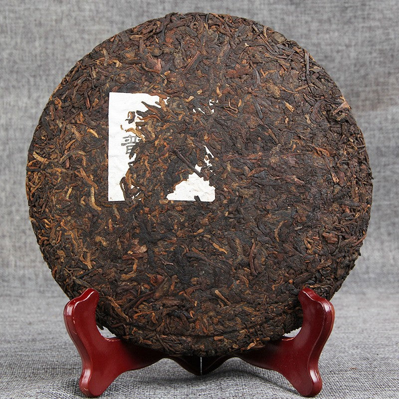 357g Pu'er Tea Yunnan Menghai Qizi Cake Treasure Pu'er Tea Ripe Tea