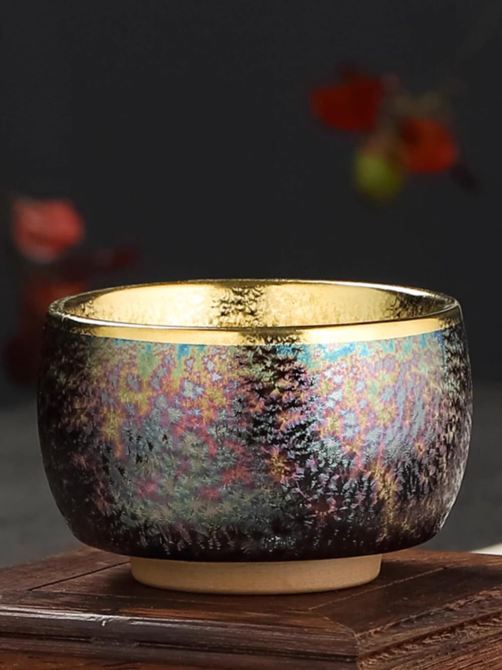 120ml Jianzhan Colorful Kung Fu Tea Cup Ceramic Tea Cup Master Cup