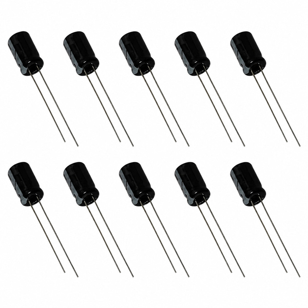 Electrolytic Radial Lead Capacitor 35V 330µF - Pack of 10