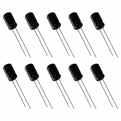 Electrolytic Radial Lead Capacitor 35V 330µF - Pack of 10