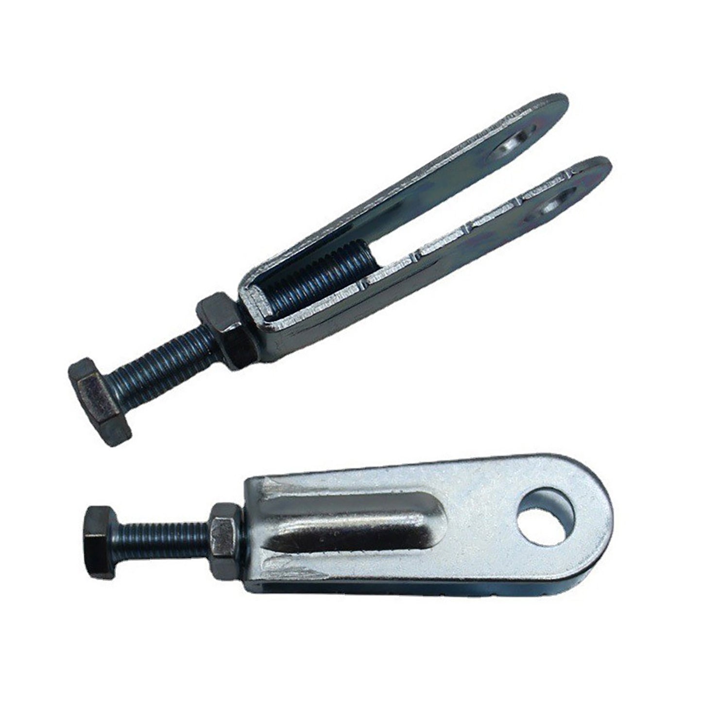 2PCS Wheel Chain Puller Adjuster Tensioner Kit For Yamaha Tri-Z YTZ250 1985-1986