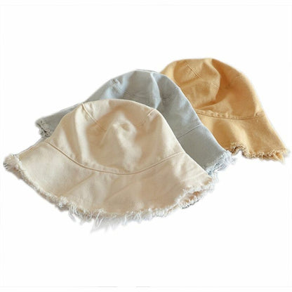 Bucket Hats Fishing Outdoor Panama Hip Hop Caps Unisex Summer Fisherman Cotton