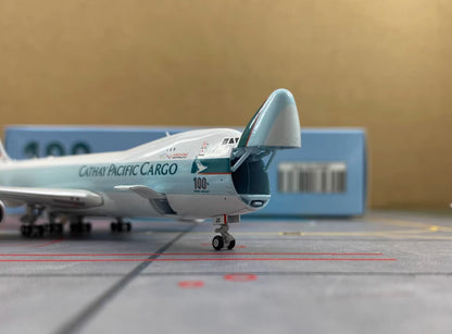 1:400 YY Wings CATHAY PACIFIC CARGO BOEING B747-8F Plane Aircraft Diecast Model