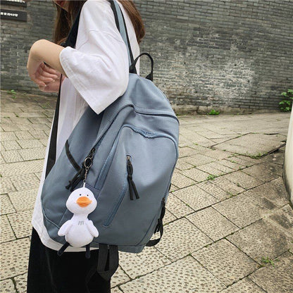 Fashion Backpack Summer Nylon School Bag Trendy Big Waterproof School 44*16*33CM