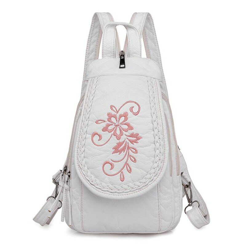 High Quality Backpack Women New Leather Backpack School Bag for Teenage Girls