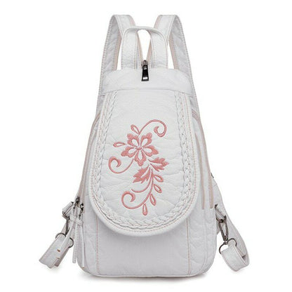 High Quality Backpack Women New Leather Backpack School Bag for Teenage Girls