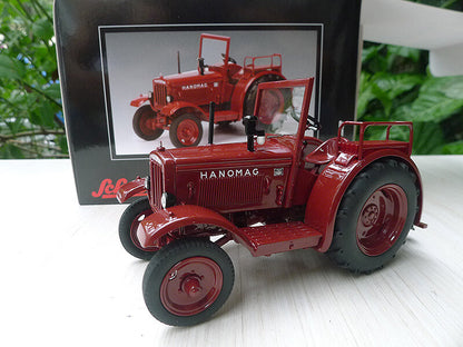 1:32 SCHUCO Hanomag R 40 Tractor Construction Farm Machine Equipment Resin Model