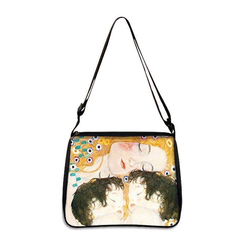 Famous Paintings Handbag Women Shoulder Bags Shopping Bag Canvas Pouch Zipper