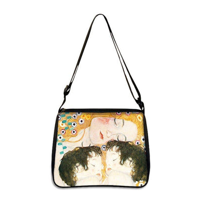 Famous Paintings Handbag Women Shoulder Bags Shopping Bag Canvas Pouch Zipper
