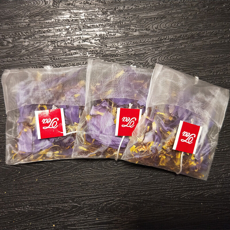 Premium Egyptian Lotus Petals Tea Bags - 15 Packs (30g) - Blue Lotus Infusion