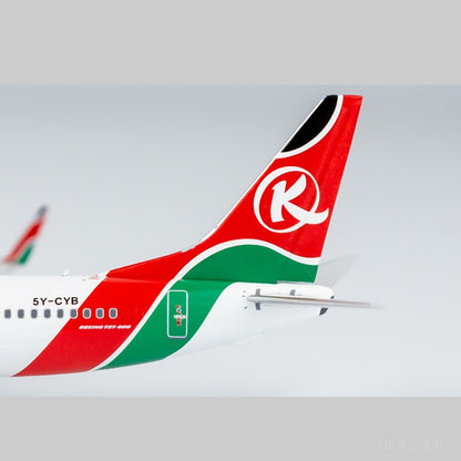 1:400 NGmodels Kenya Airways B737-800 Passenger Airplane Diecast Plane Model