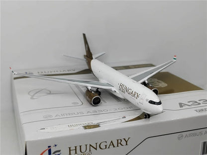 1:400 JC Wings HUNGARY A330-200F Passenger Airplane Diecast Aircraft Model