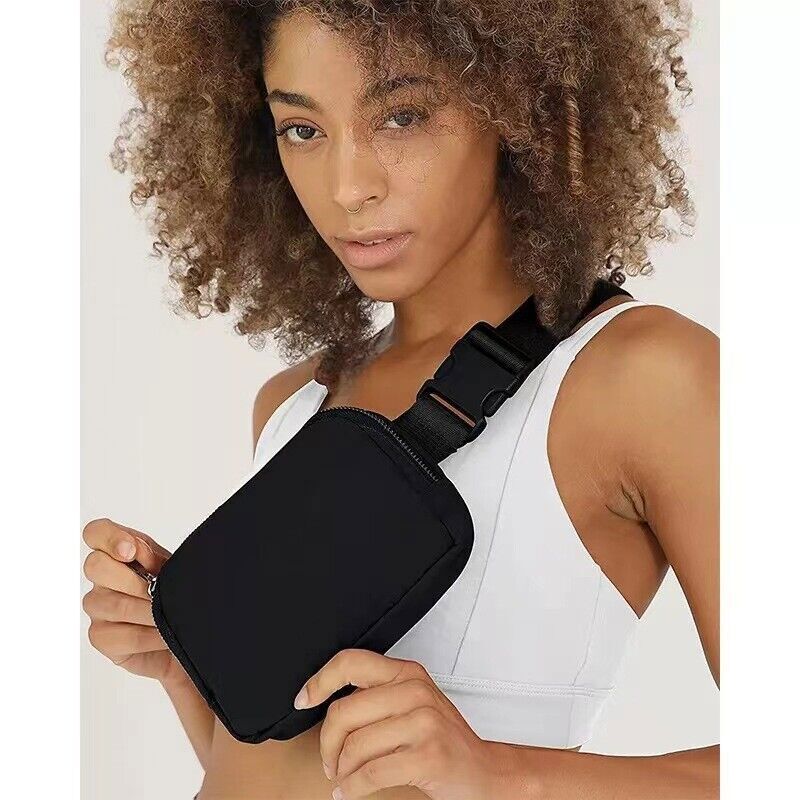 Men Women Fanny Pack Belt Waist Bag Cross Body Sling Shoulder Travel Sport Pouch