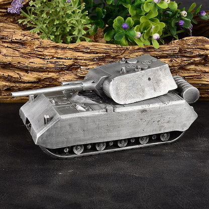 NEW 1:72 WW II Germany Panzer VIII Maus Heavy Tank Model All-metal Silver