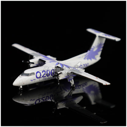 1:400 JC Wings De Havilland Canada Bombardier Dash 8 Q200 Airplane Diecast Model