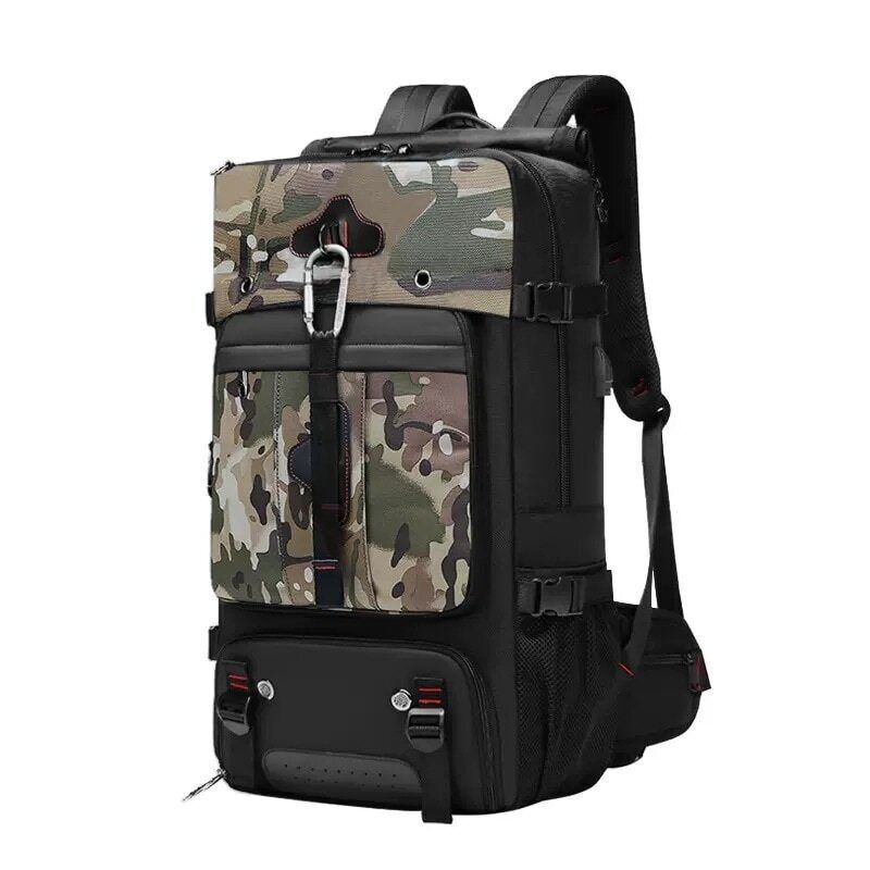 New Men's Travel Bag Backpack Luggage Bag Hiking Outdoor Mountaineering Bag