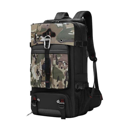 New Men's Travel Bag Backpack Luggage Bag Hiking Outdoor Mountaineering Bag