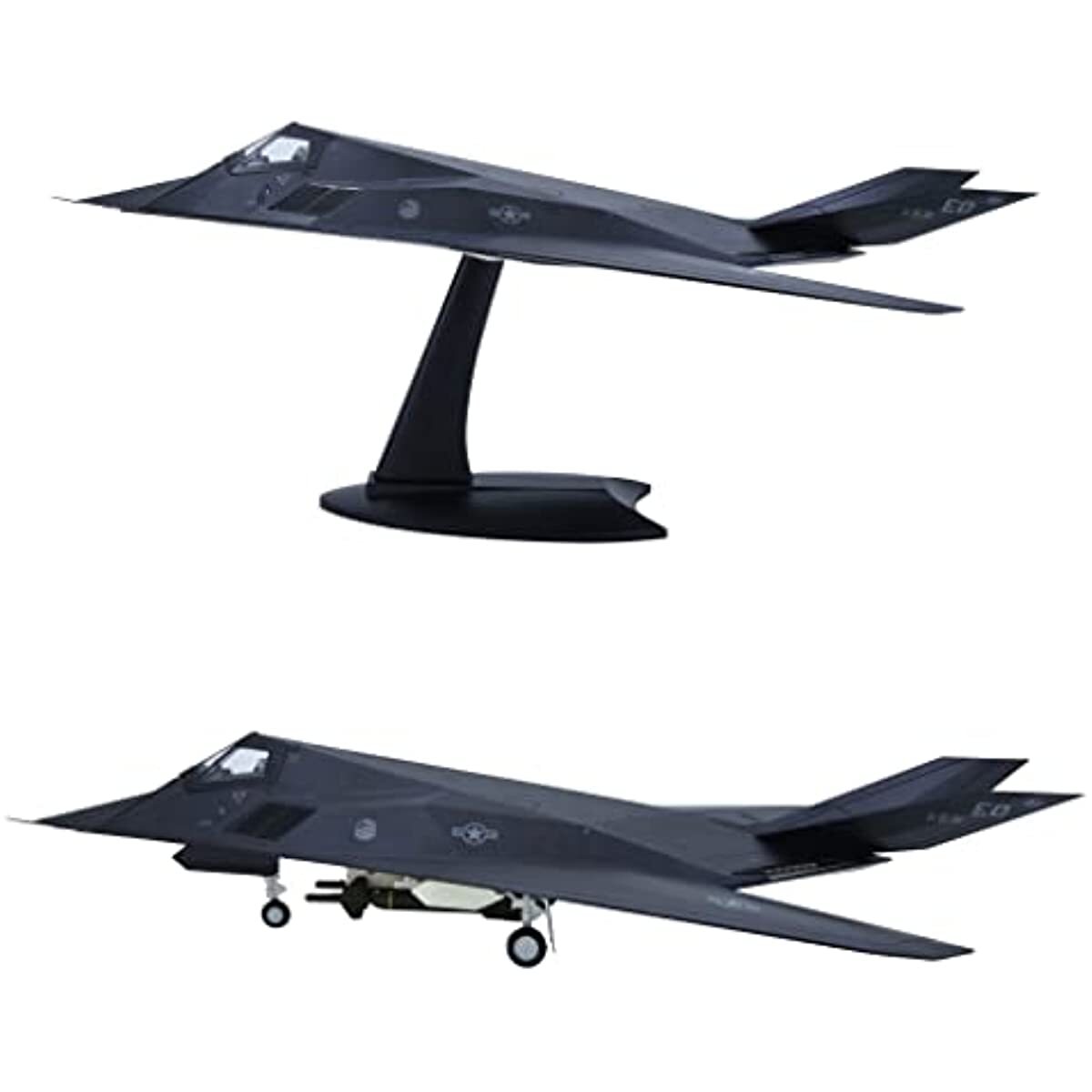 1:72 F-117A Nighthawk Metal Fighter Attack Plane Model USAF Airplane Model